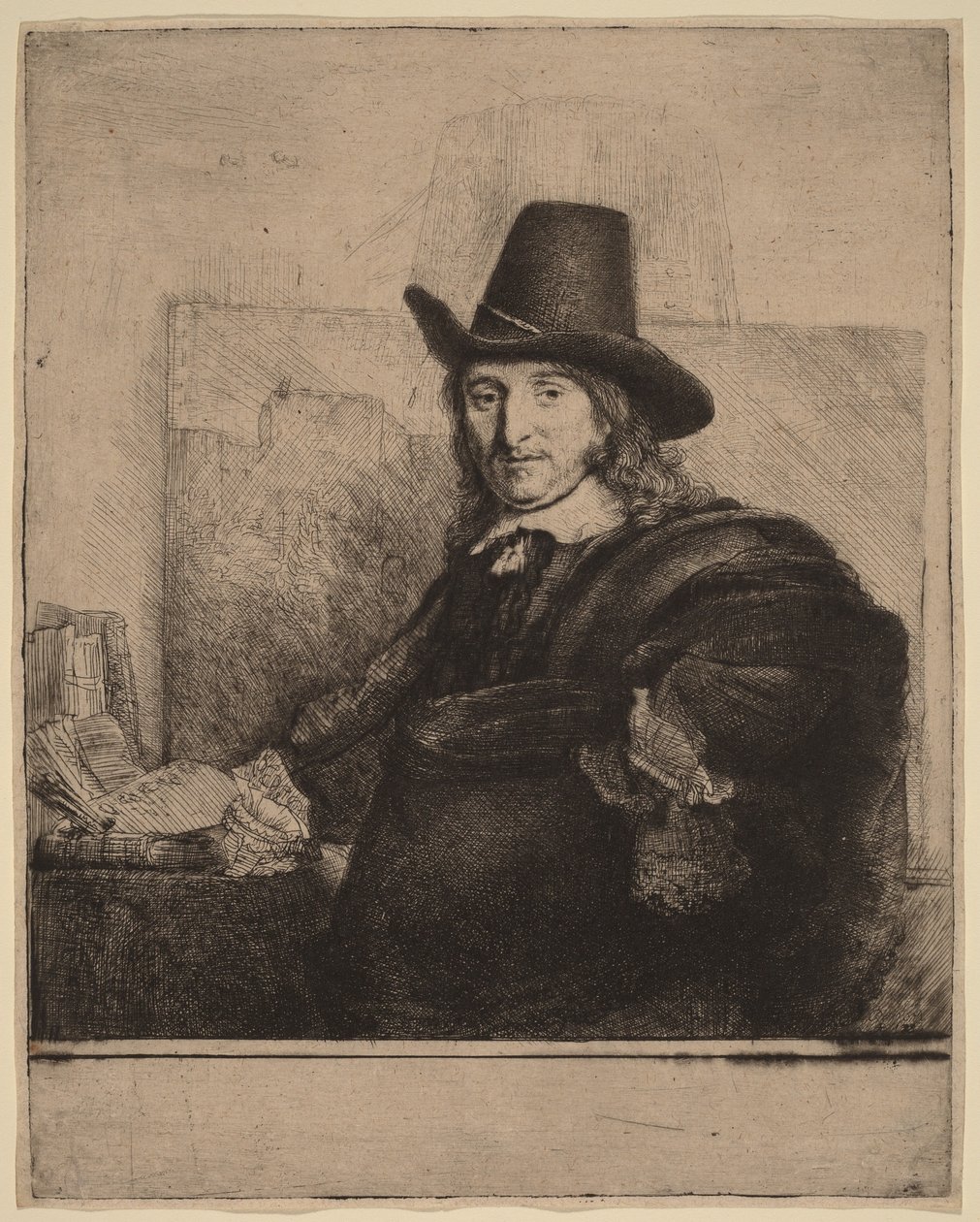 Jan Asselijn by Rembrandt van Rijn