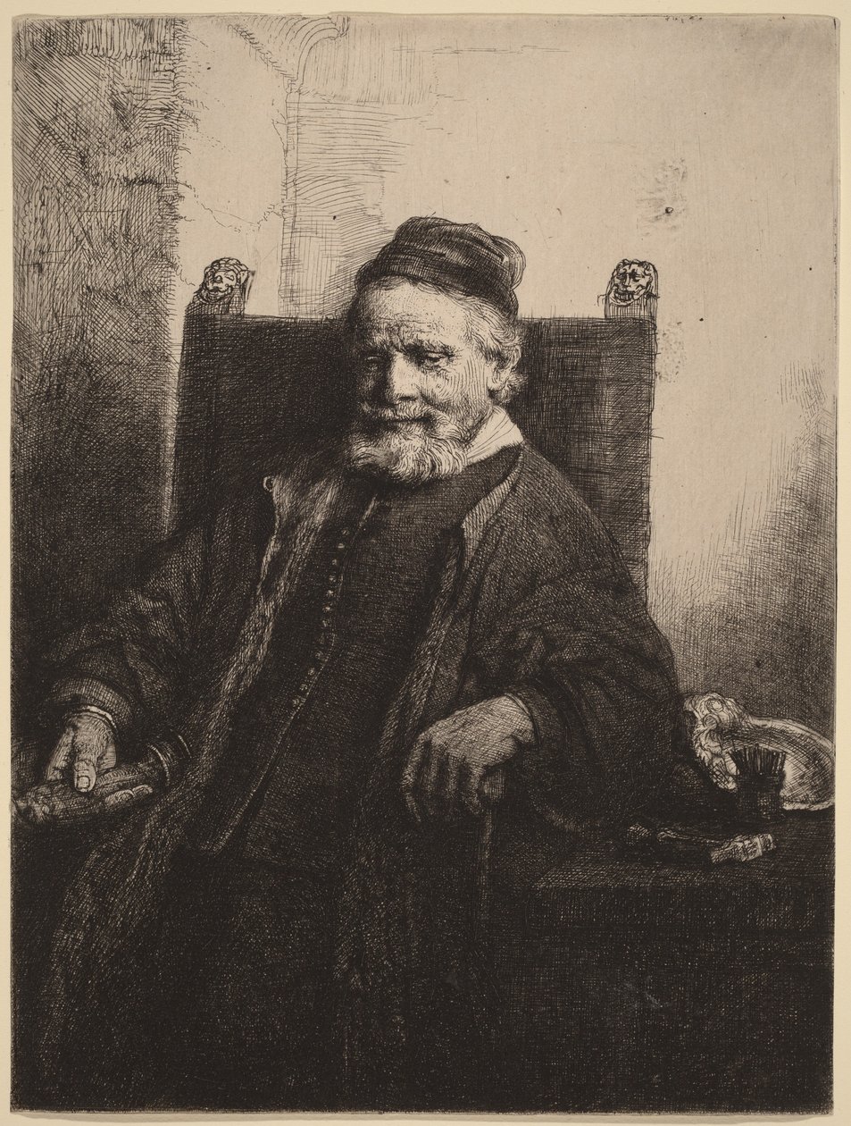 Jan Lutma by Rembrandt van Rijn