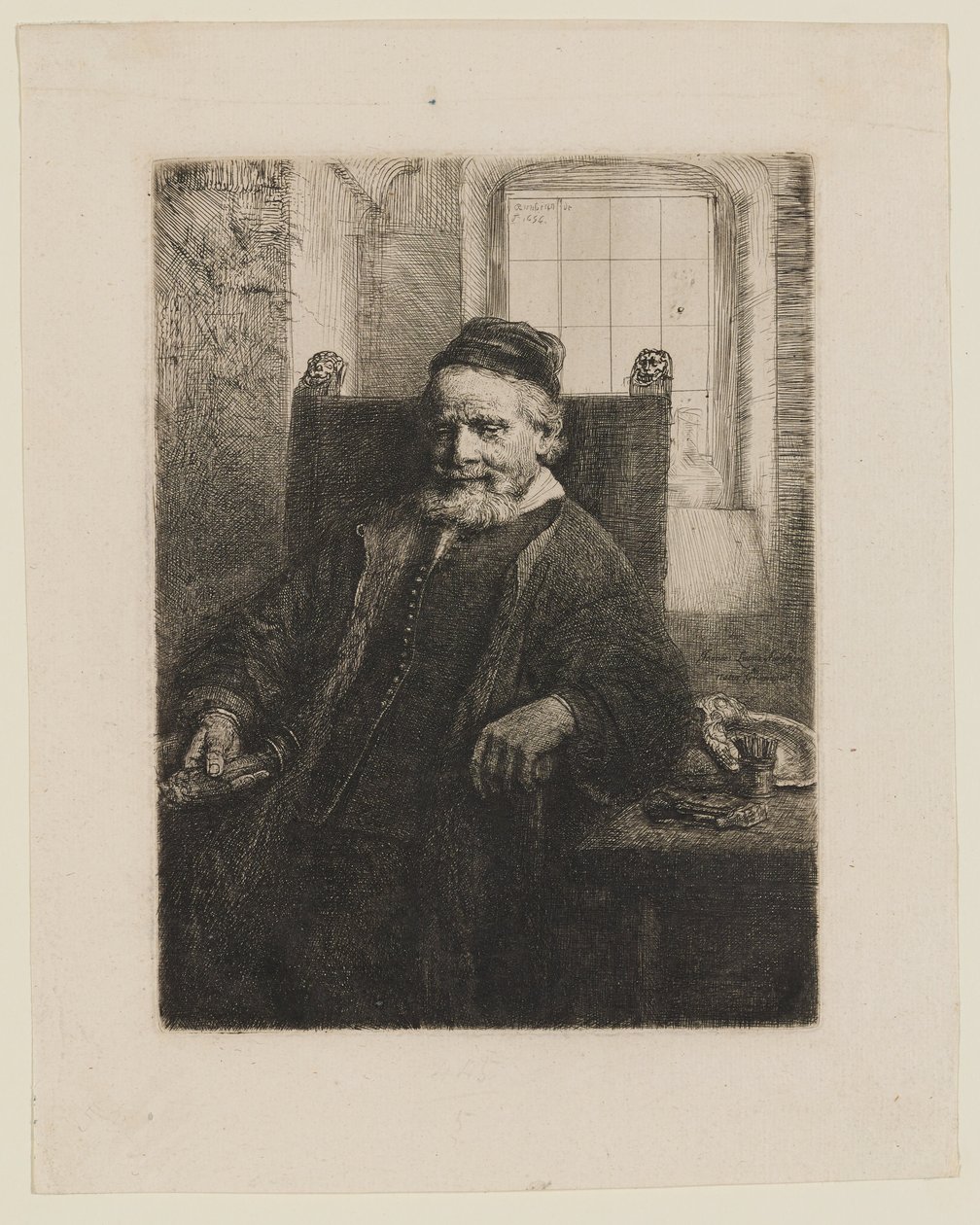 Jan Lutma, The Elder, Goldsmith and Sculptor by Rembrandt van Rijn