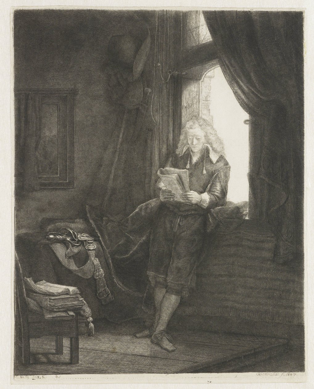 Jan Six by Rembrandt van Rijn