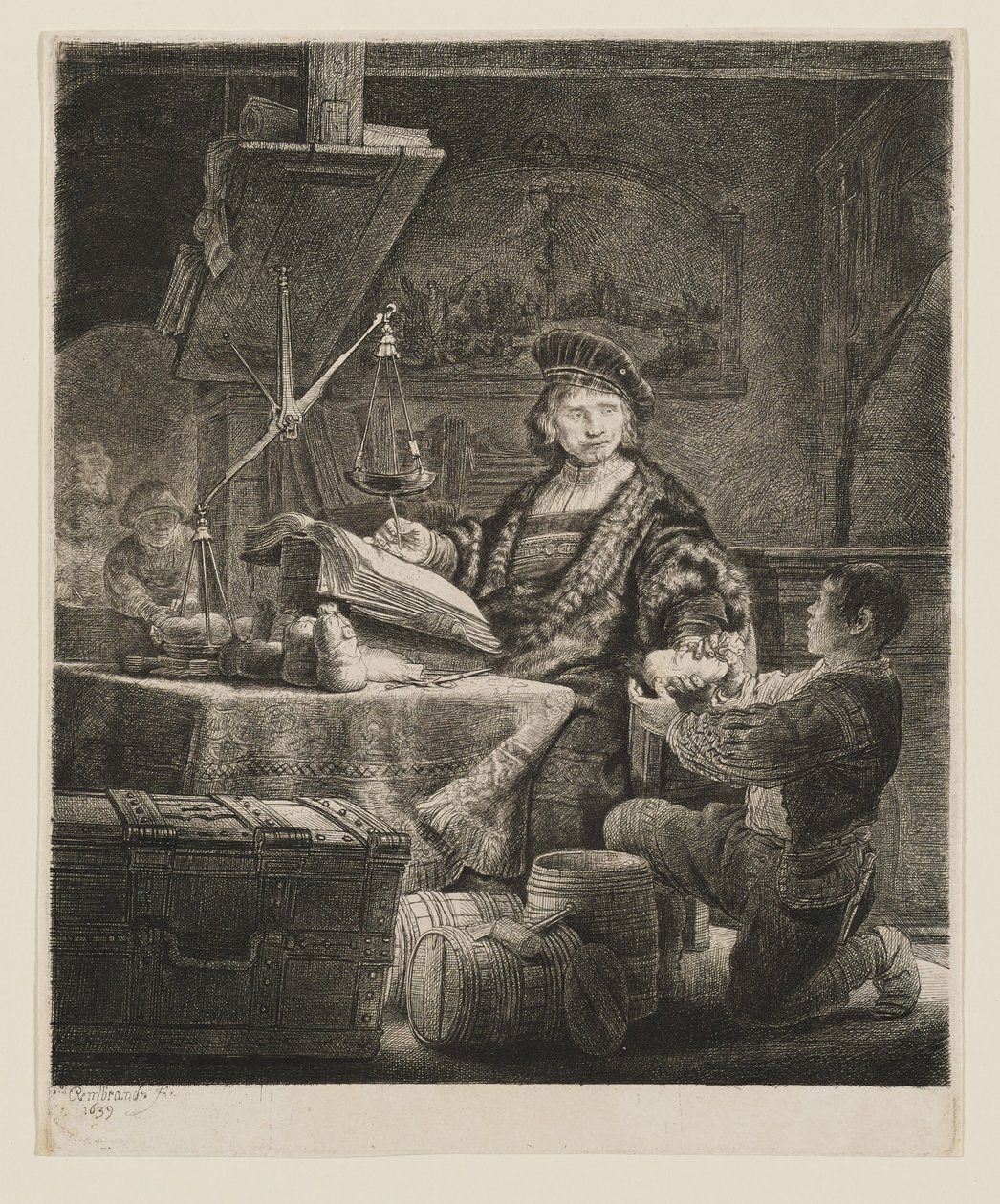 Jan Uytenbogaert, Receiver-General by Rembrandt van Rijn