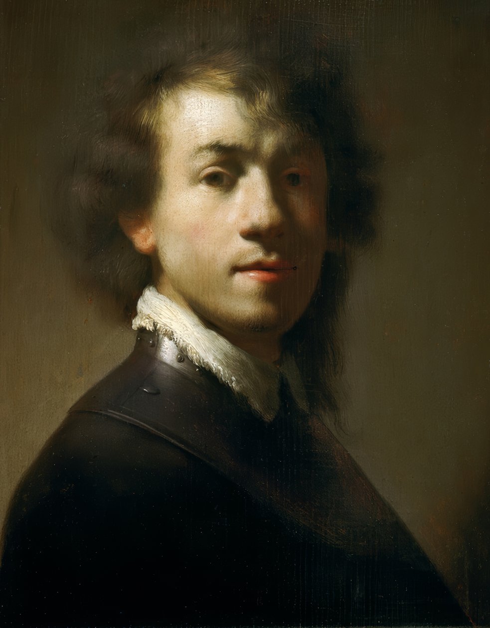 Youthful Self-Portrait as a Warrior by Rembrandt van Rijn