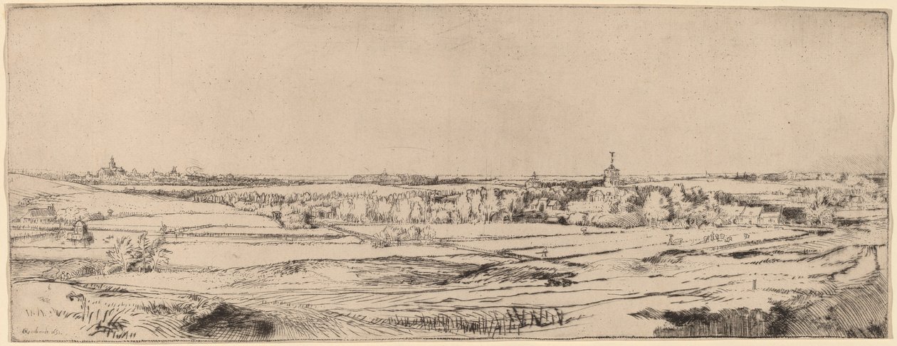 Landscape with a View toward Haarlem The Goldweigher