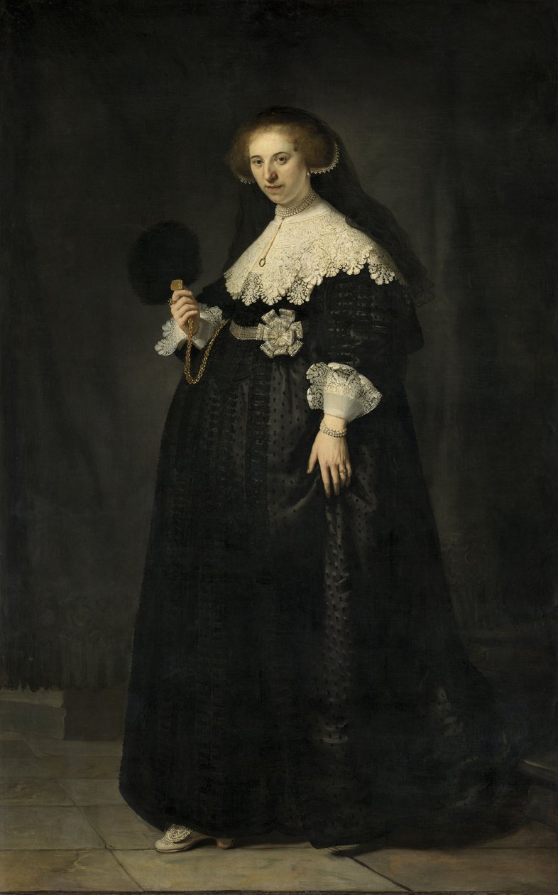 Portrait of Oopjen Coppit by Rembrandt van Rijn