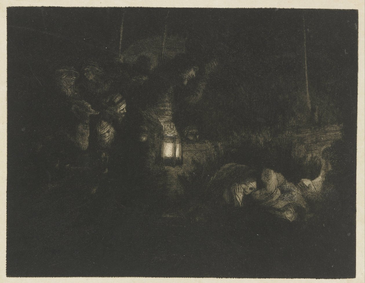 The Adoration of the Shepherds by Rembrandt van Rijn