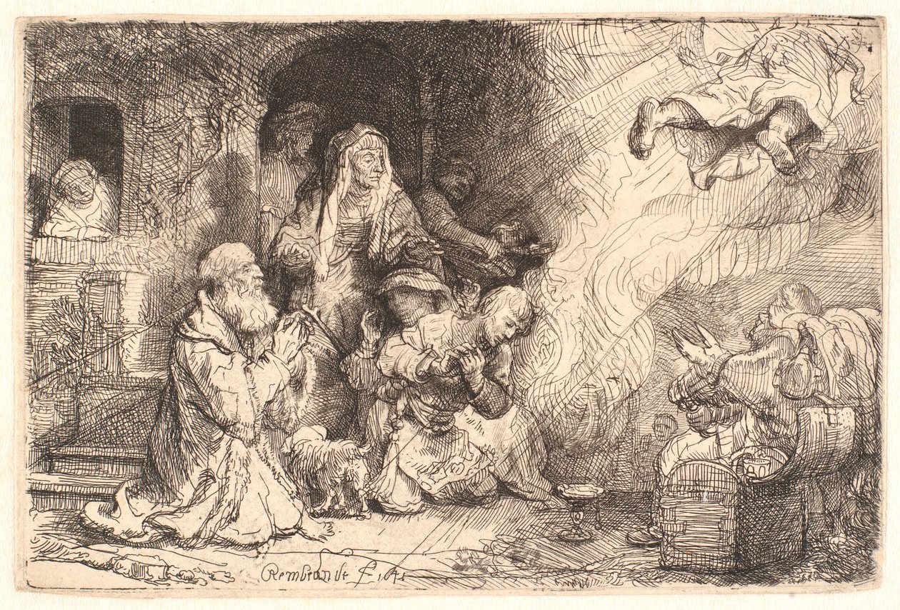 The Angel Departing from Tobit