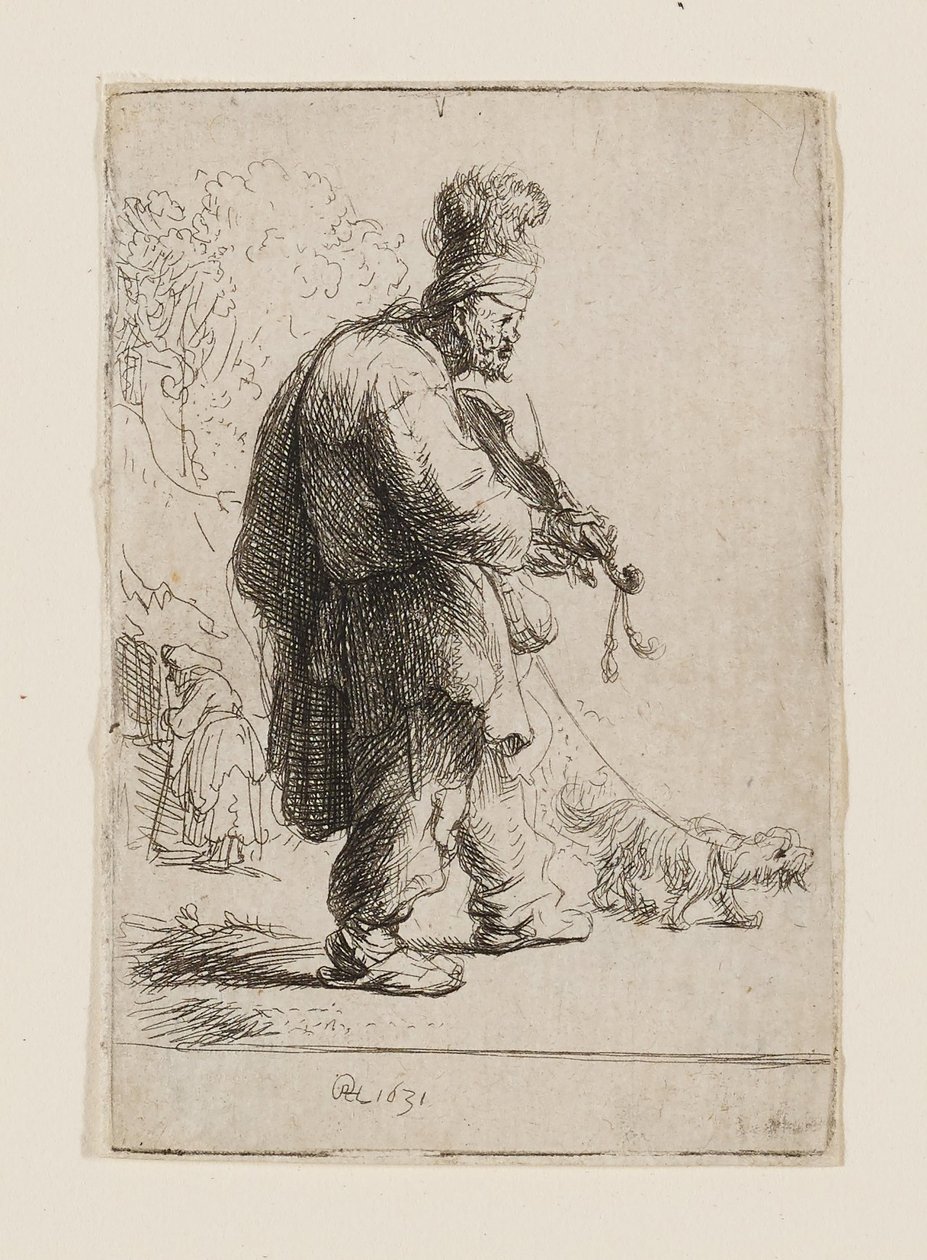 The Blind Fiddler by Rembrandt van Rijn