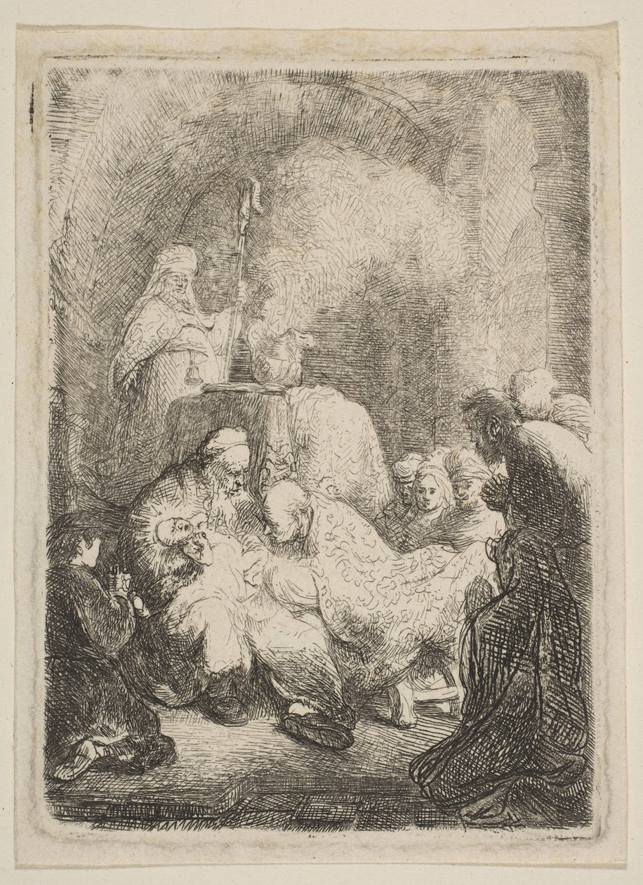 The Circumcision: Small Plate by Rembrandt van Rijn