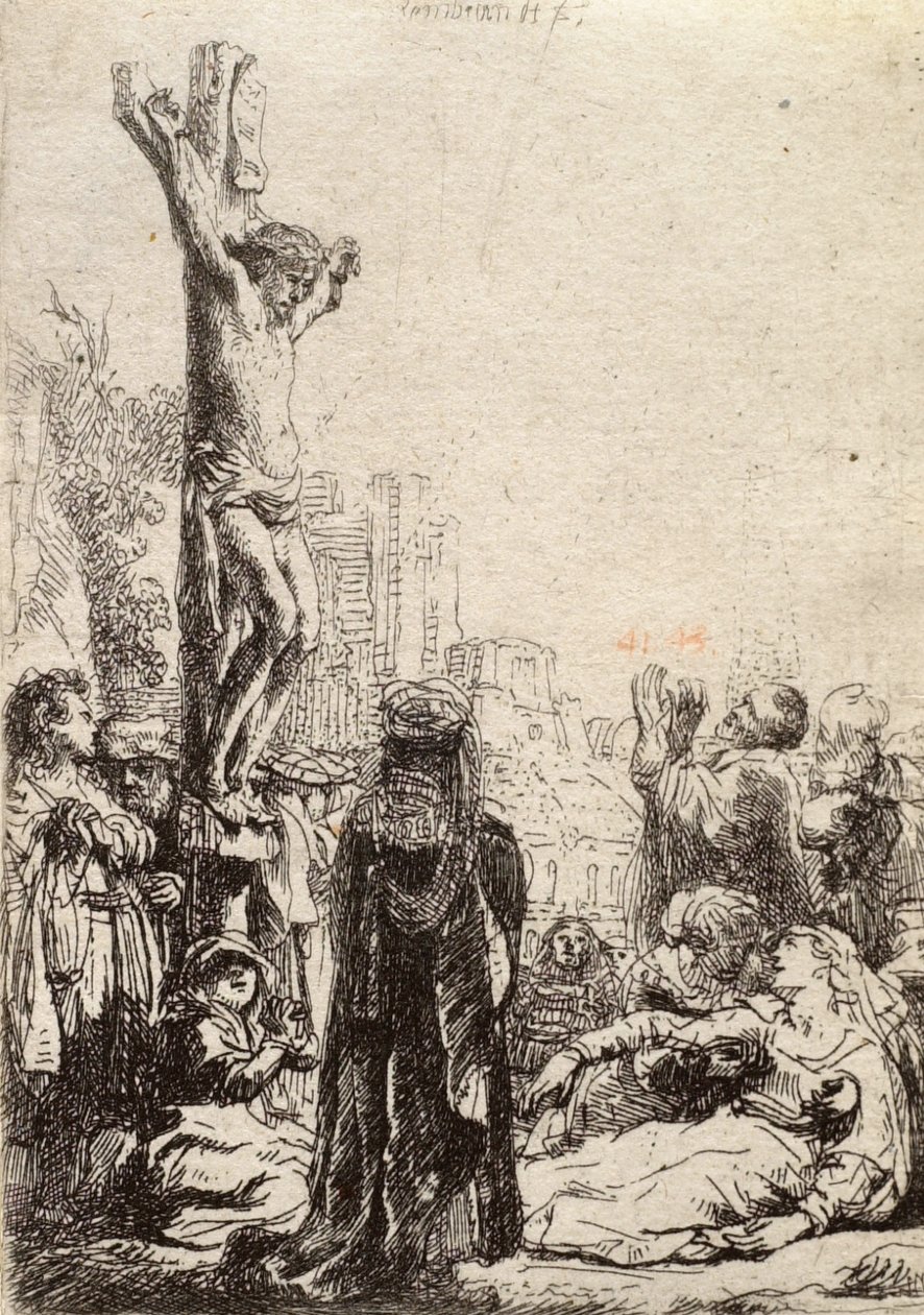 The Crucifixion by Rembrandt van Rijn
