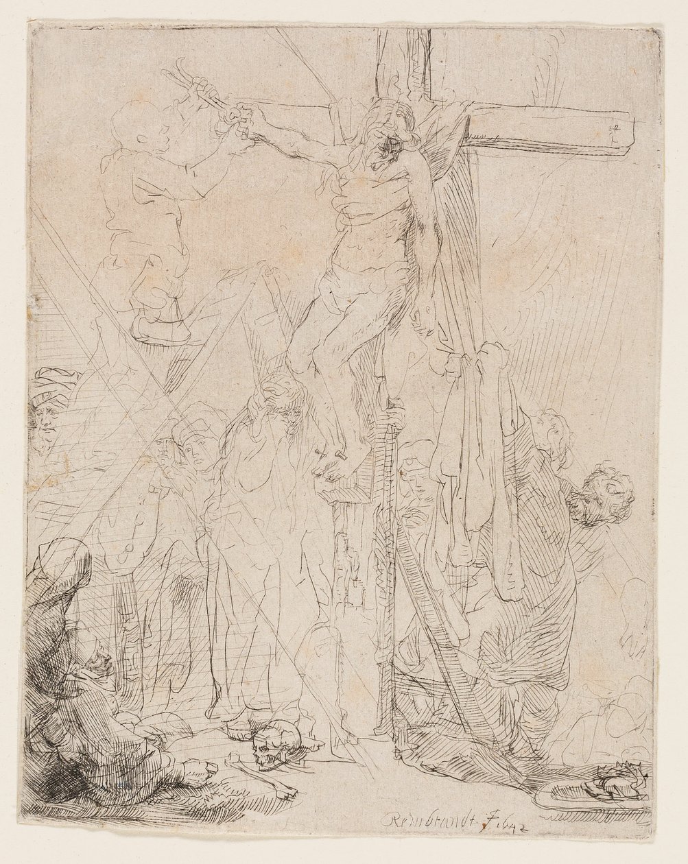 The Descent from the Cross: A Sketch by Rembrandt van Rijn