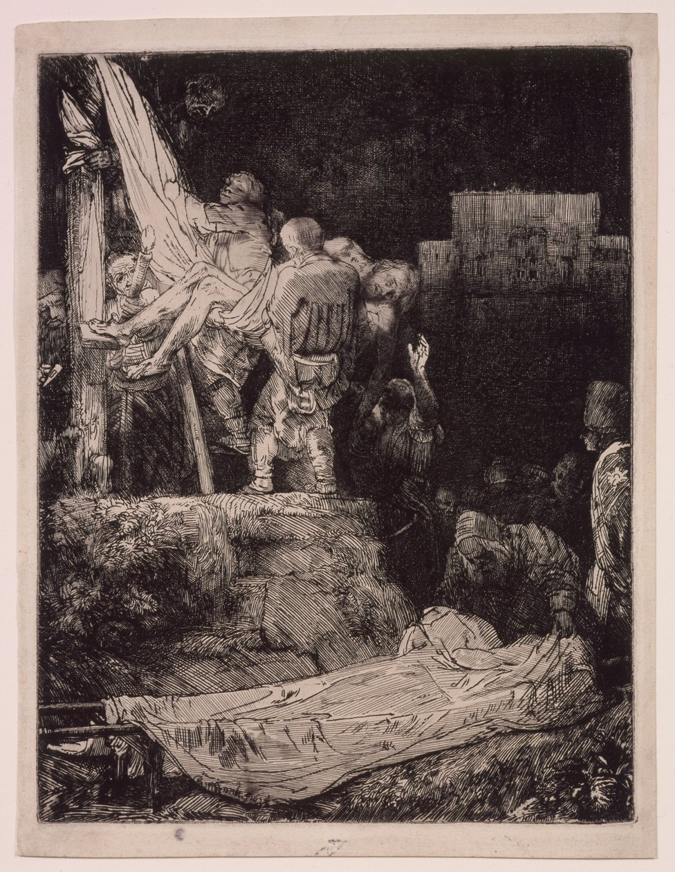 The Descent from the Cross by Torchlight by Rembrandt van Rijn