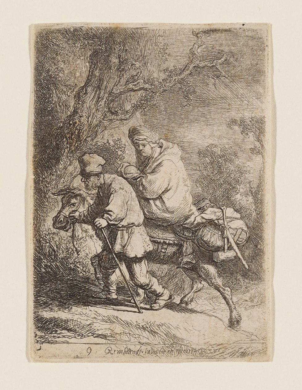 The Flight into Egypt by Rembrandt van Rijn