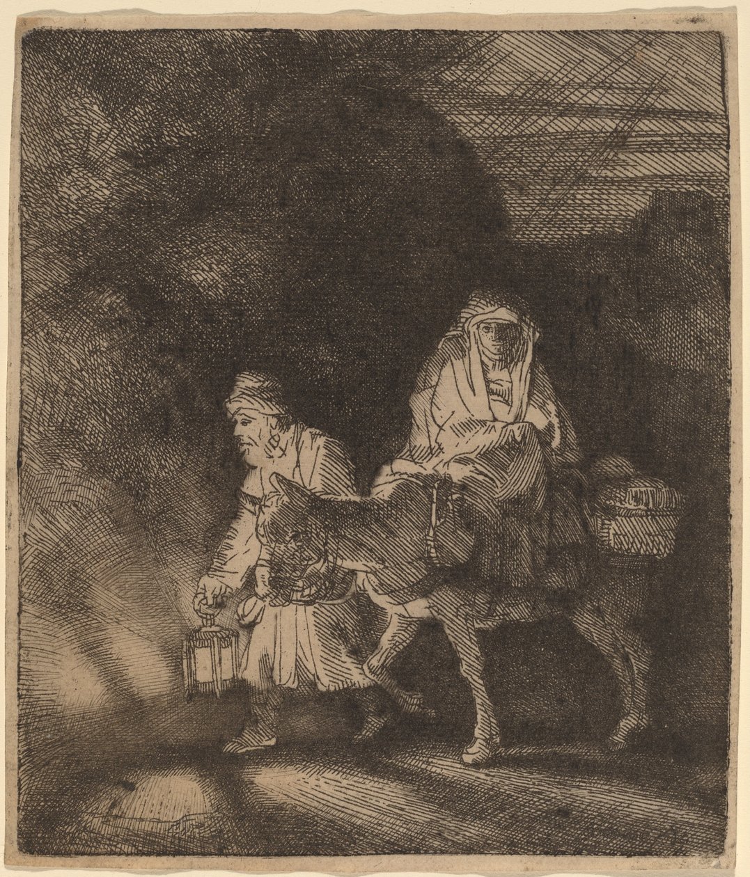 The Flight into Egypt: a Night Piece by Rembrandt van Rijn