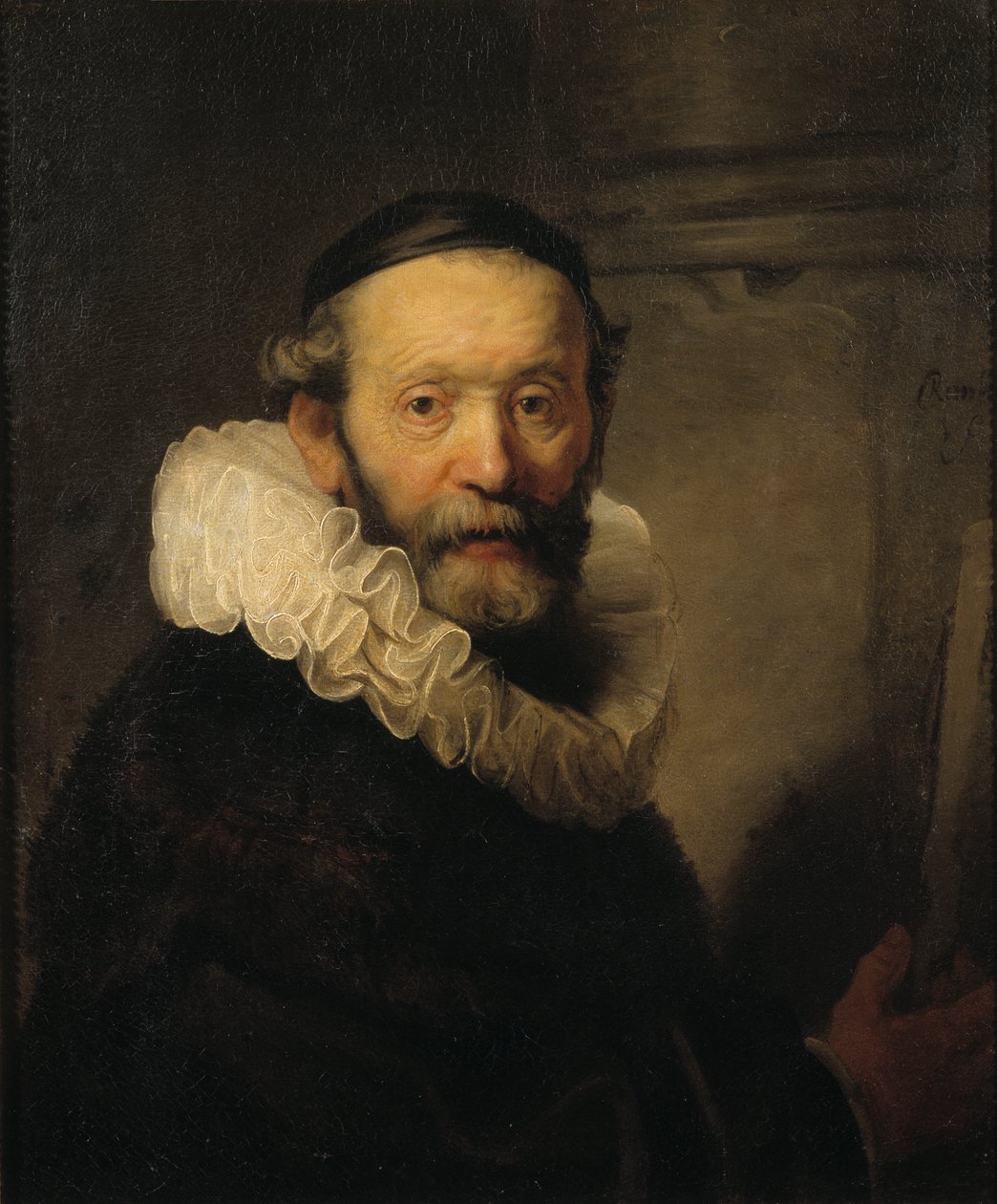 The Preacher Johannes Uttenbogaert by Rembrandt van Rijn
