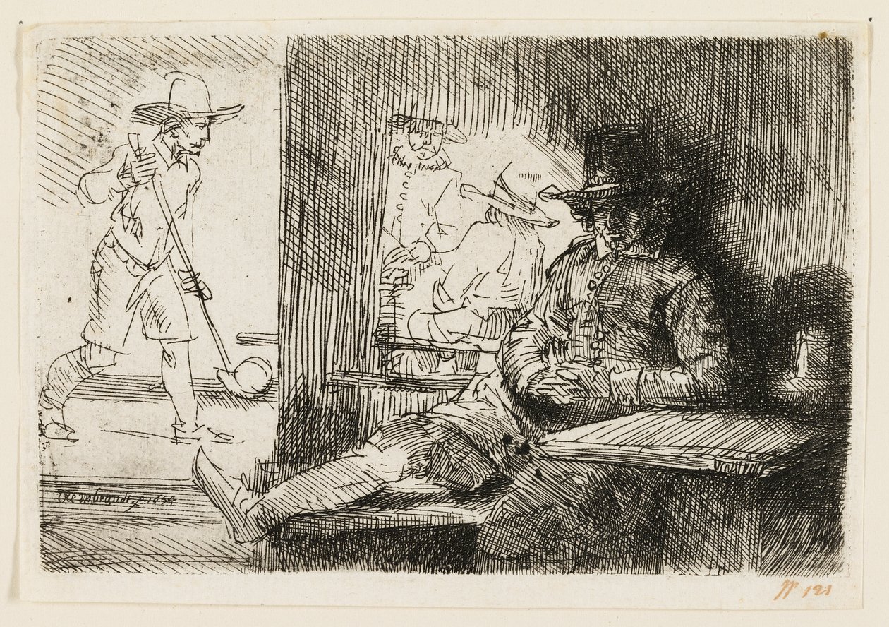 The Ringball Player by Rembrandt van Rijn