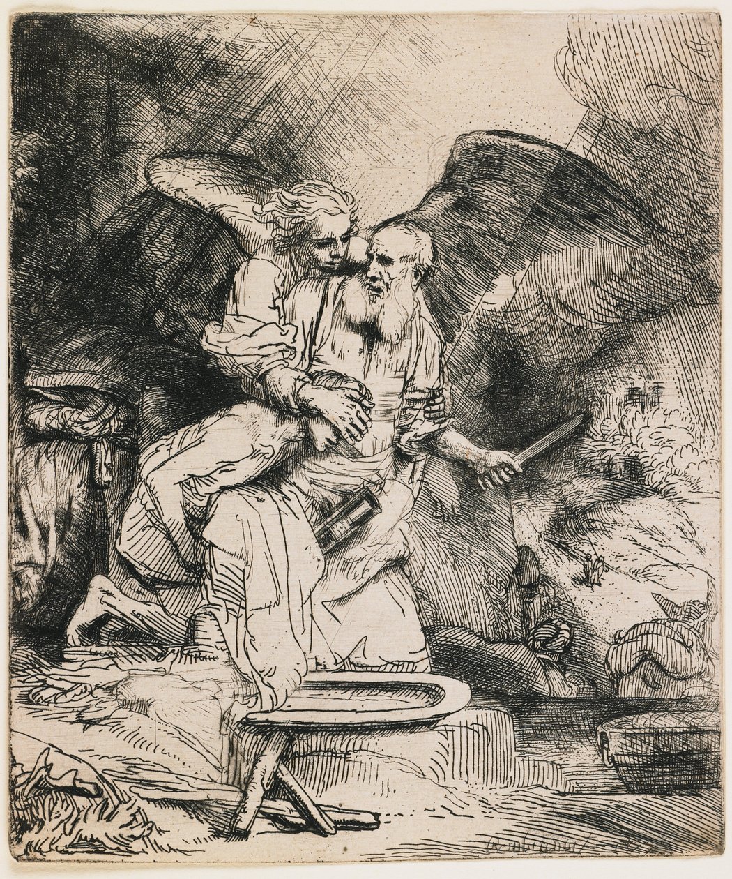 The Sacrifice of Isaac by Rembrandt van Rijn