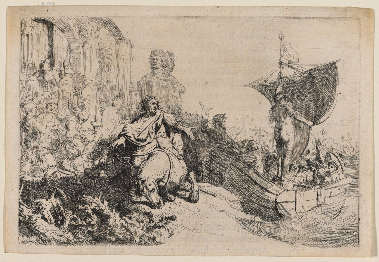 The Ship of Fortune by Rembrandt van Rijn