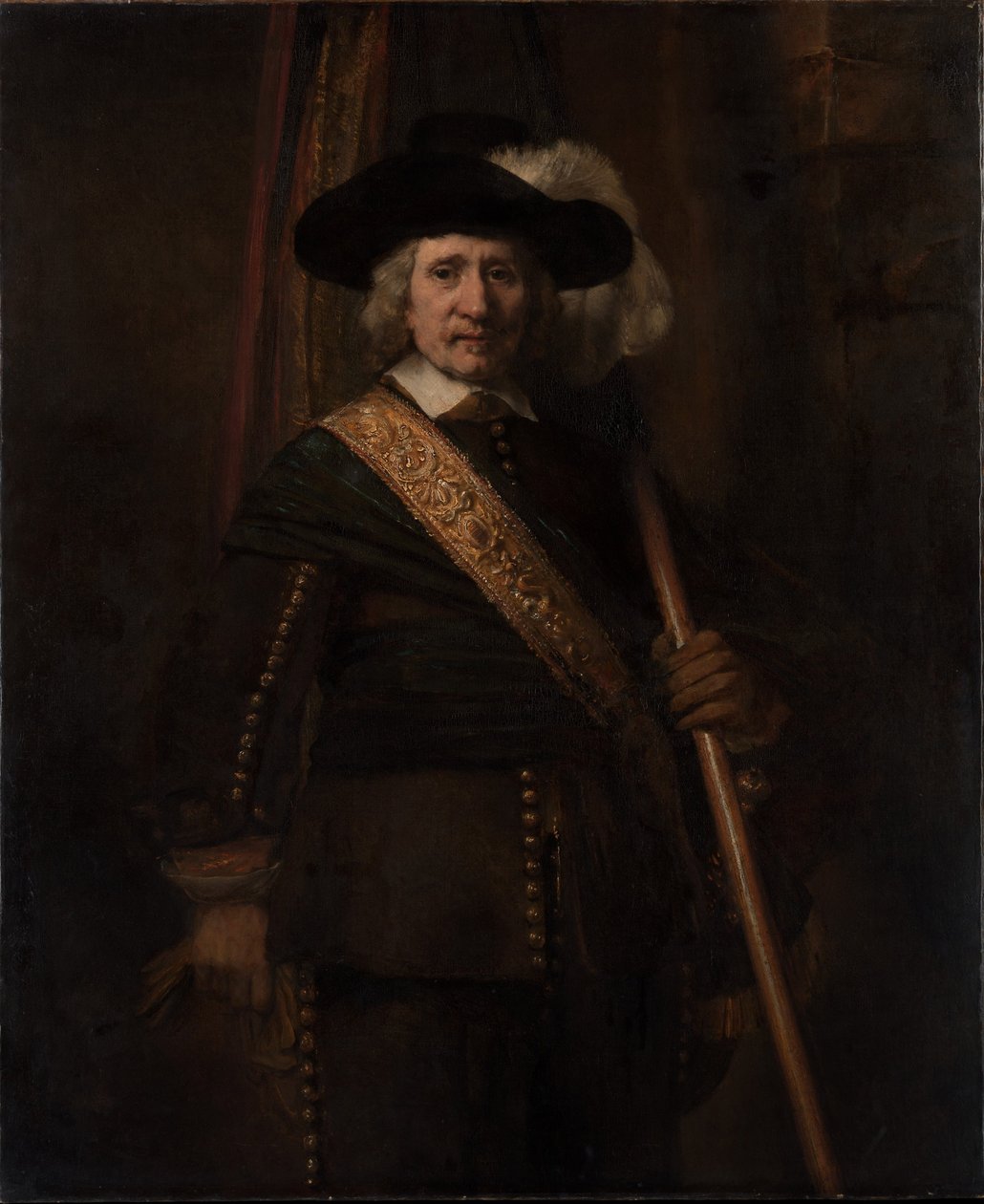 The Standard Bearer, Floris Soop by Rembrandt van Rijn