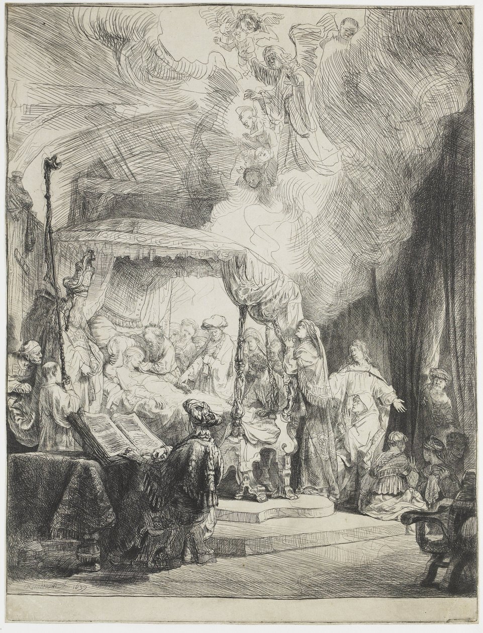 The death of the Virgin by Rembrandt van Rijn