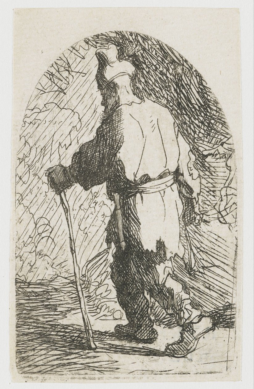 The Flight into Egypt: St Joseph by Rembrandt van Rijn