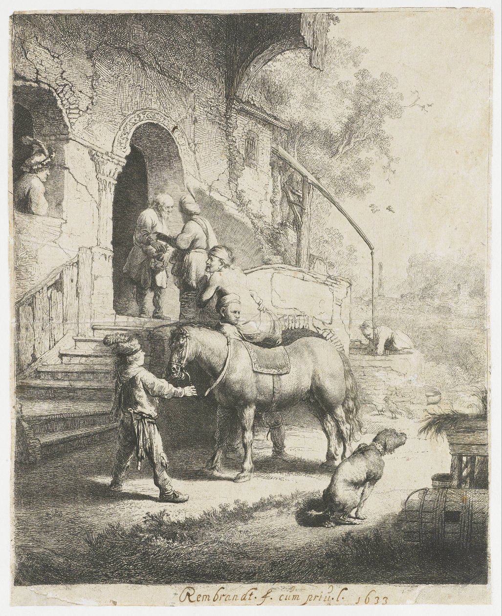 The Good Samaritan by Rembrandt van Rijn