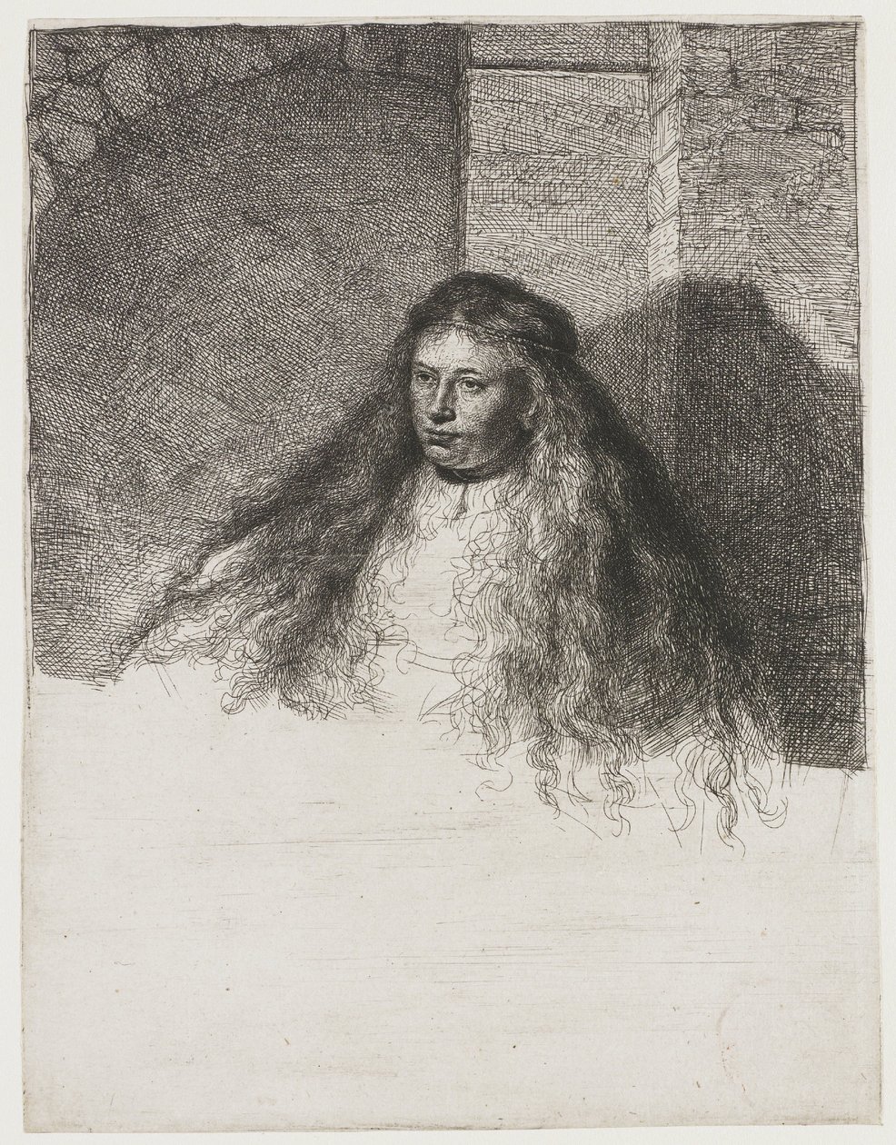The Great Jewish Bride by Rembrandt van Rijn