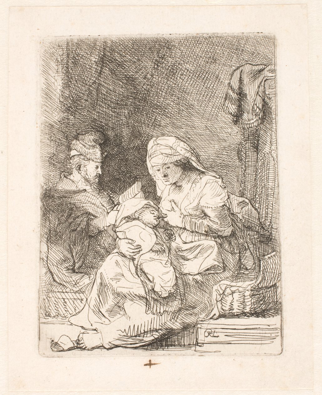 The Holy Family by Rembrandt van Rijn