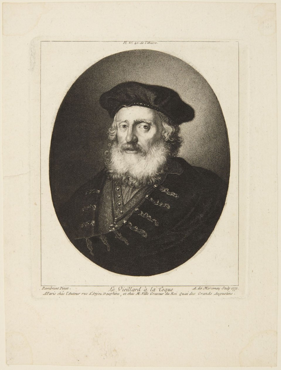 Old Man with a Cap by Rembrandt van Rijn