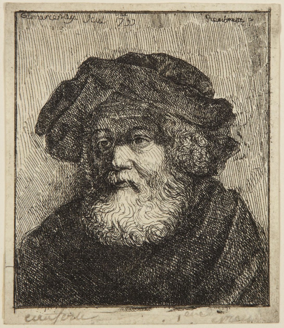 Old Man in Cap by Rembrandt van Rijn
