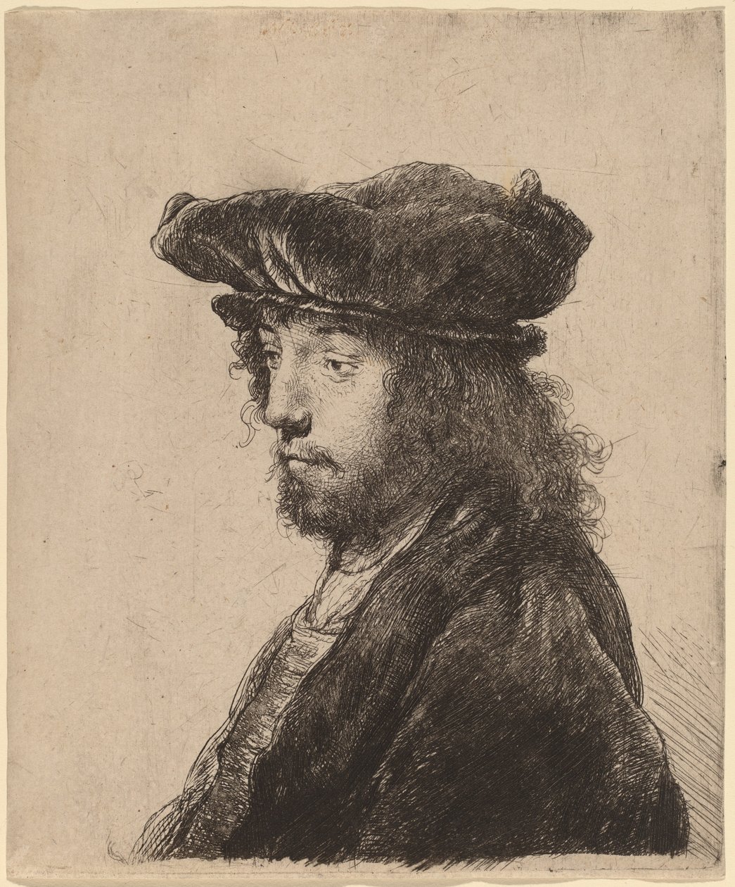 The Fourth Oriental Head by Rembrandt van Rijn and Studio of Rembrandt