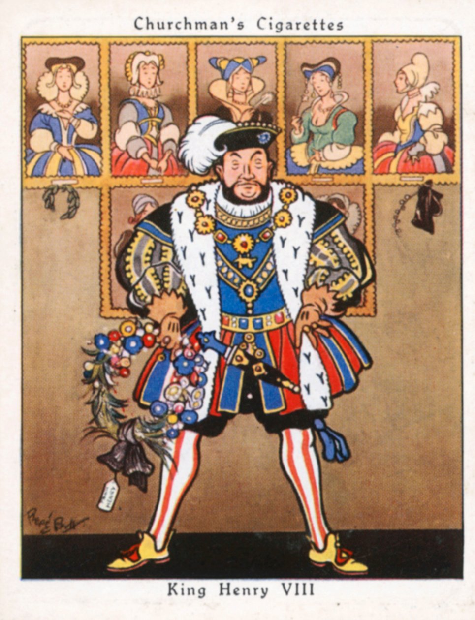 King Henry VIII by René Bull