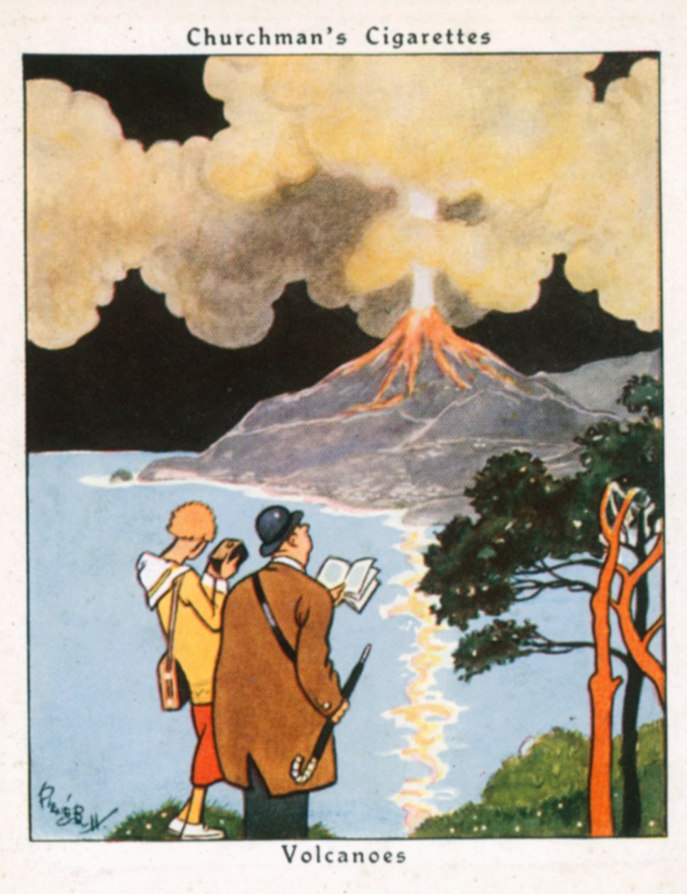 Volcanoes by René Bull