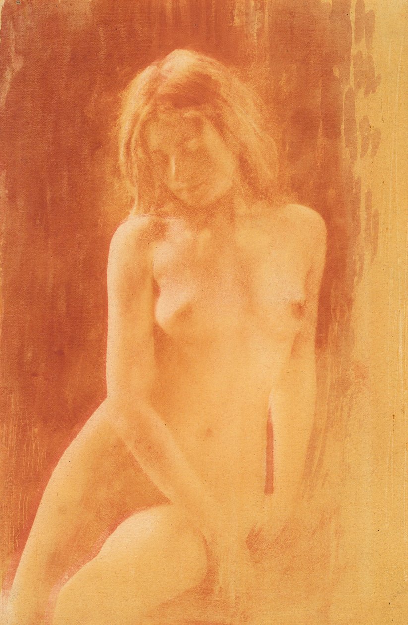 Study in Orange by René Le Bègue