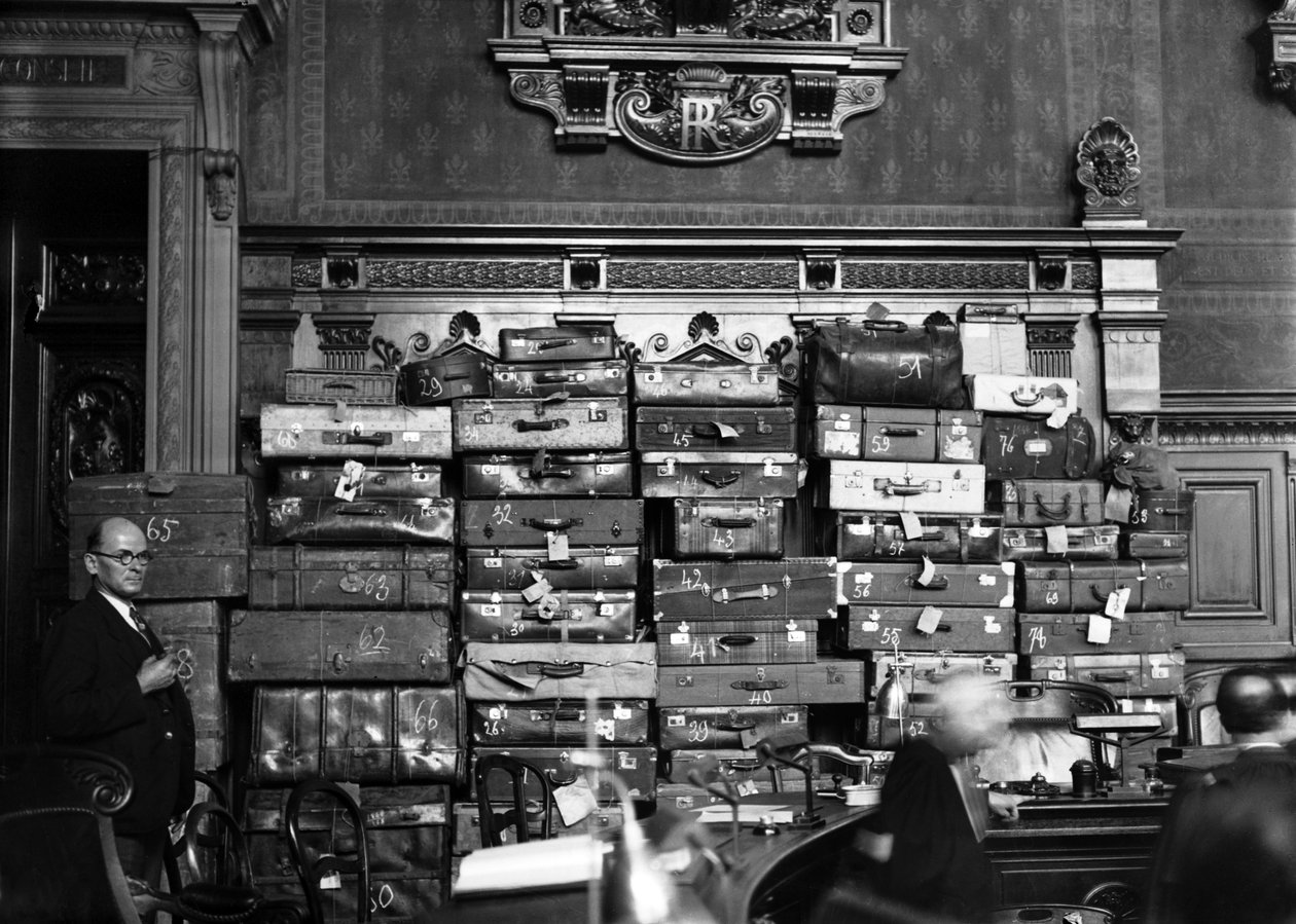 Trial of Doctor Marcel Petiot (Serial Killer) March 1946: Marcel Petiot in the Dock by René Saint Paul