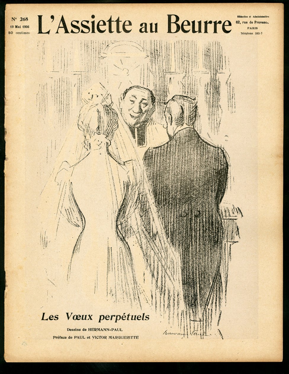 Cover of The Butter Plate, number 268, Satirical in Colours by Rene George Hermann Paul