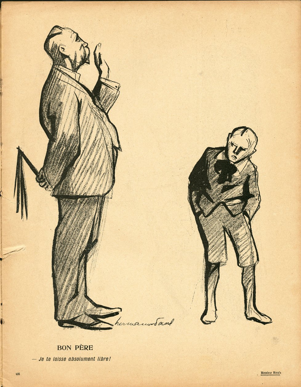 The Butter Plate, number 236, Satirical in Colors by Rene George Hermann Paul