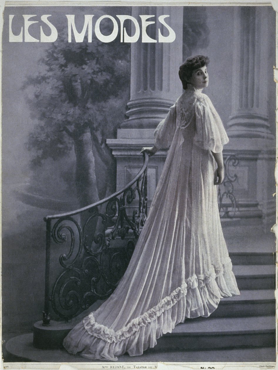 Madame Rejane at the Theatre du Vaudeville, cover illustration from 