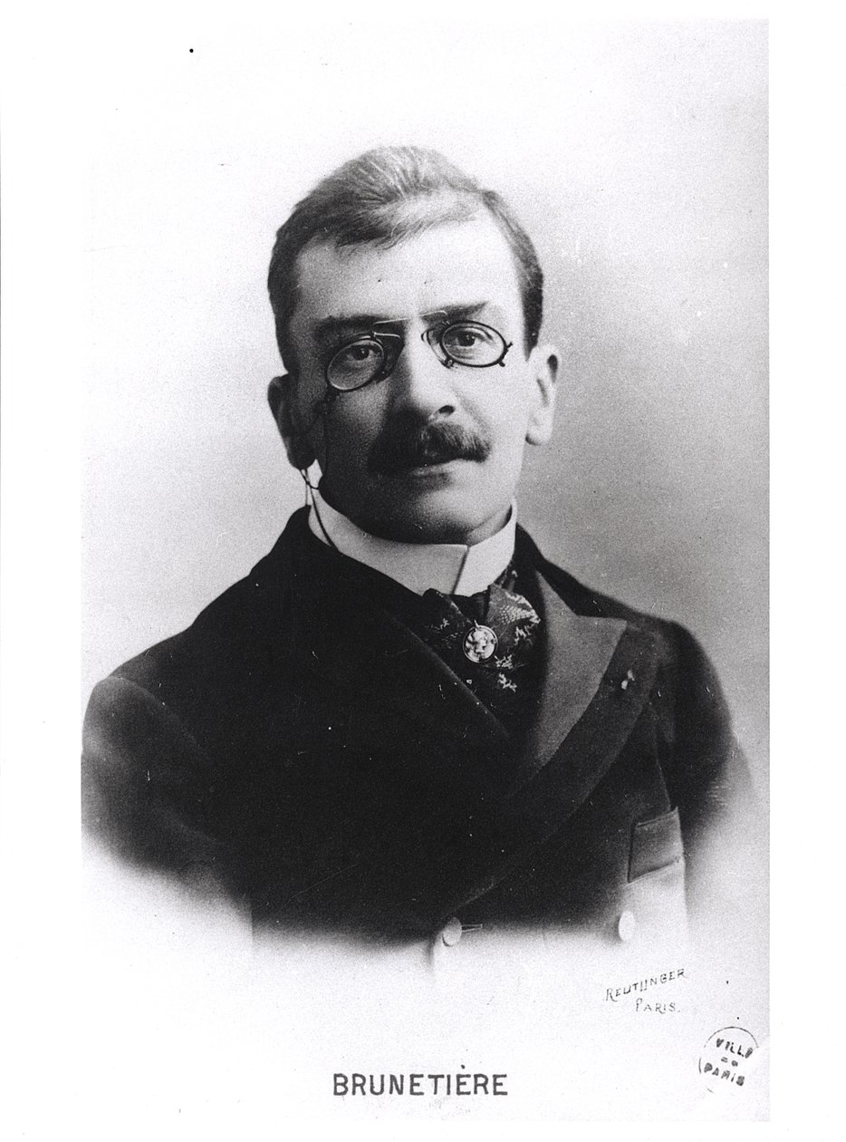 Portrait of Ferdinand Brunetiere by Reutlinger Studio