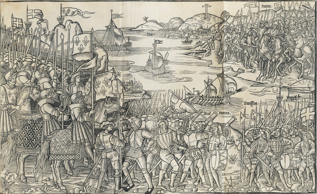 Illustration from Peregrinatio in Terram Sanctam (Journey to the Holy Land) by Bernhard von Breidenbach by Reuwich
