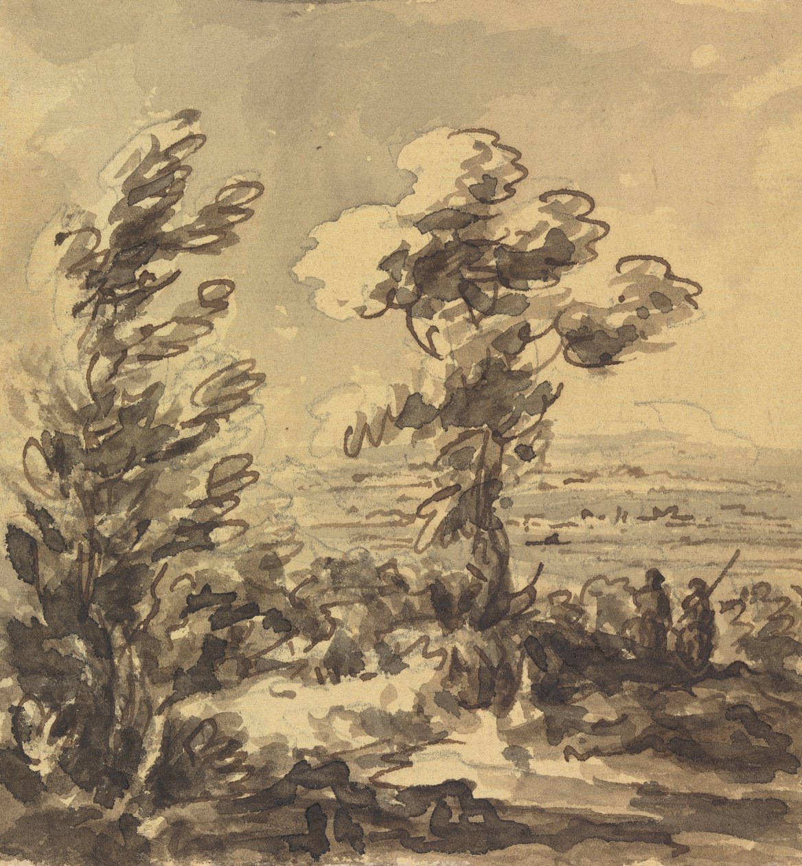 Landscape with Trees in Foreground by Rev. William Gilpin