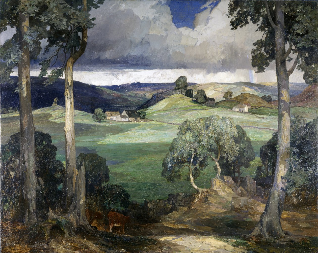 Storiths in Wharfedale on The Bolton Abbey Estate by Rex Vicat Cole
