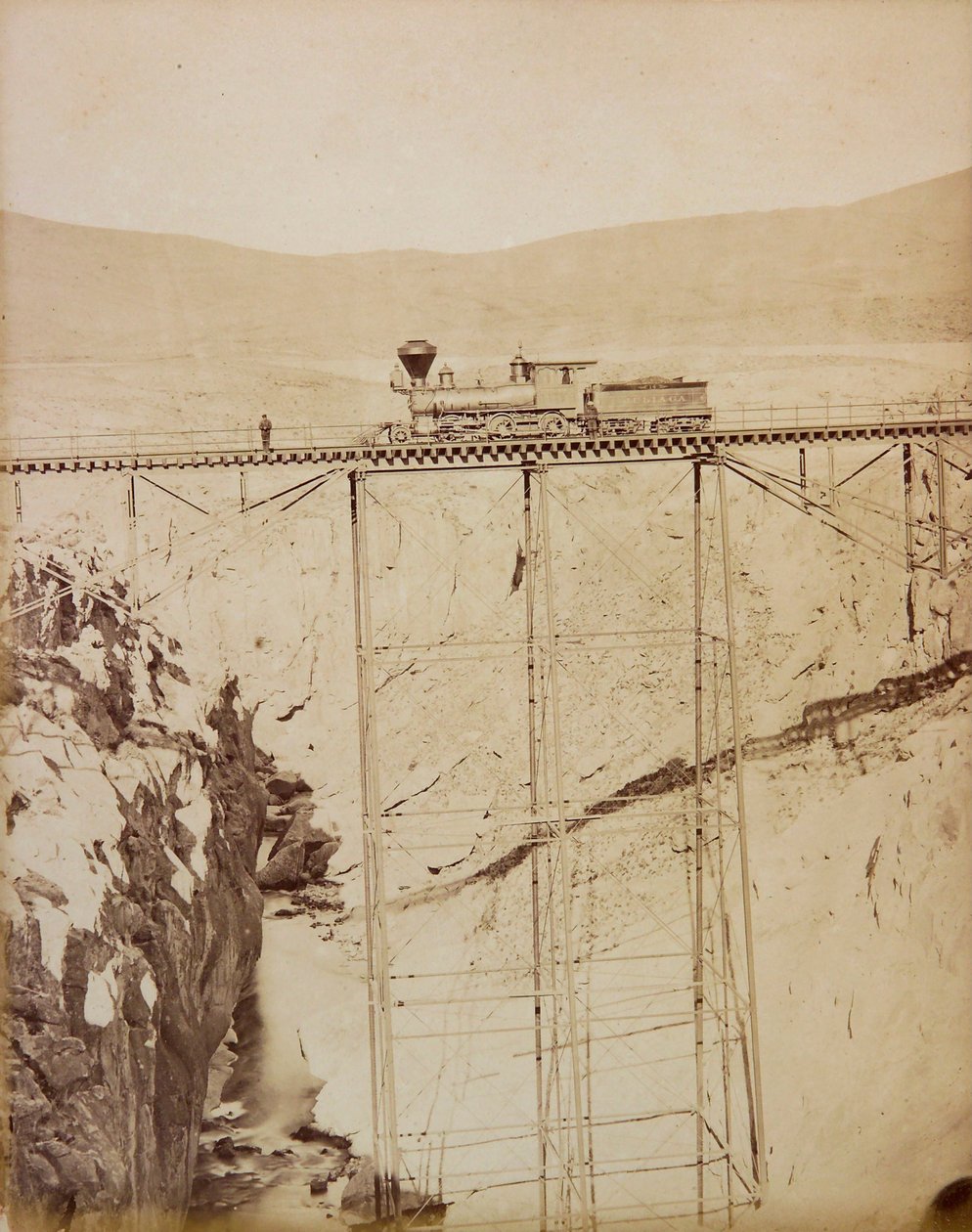 Sumbay Bridge: From the Album of Views of the Southern Railway by Ricardo Villaalba