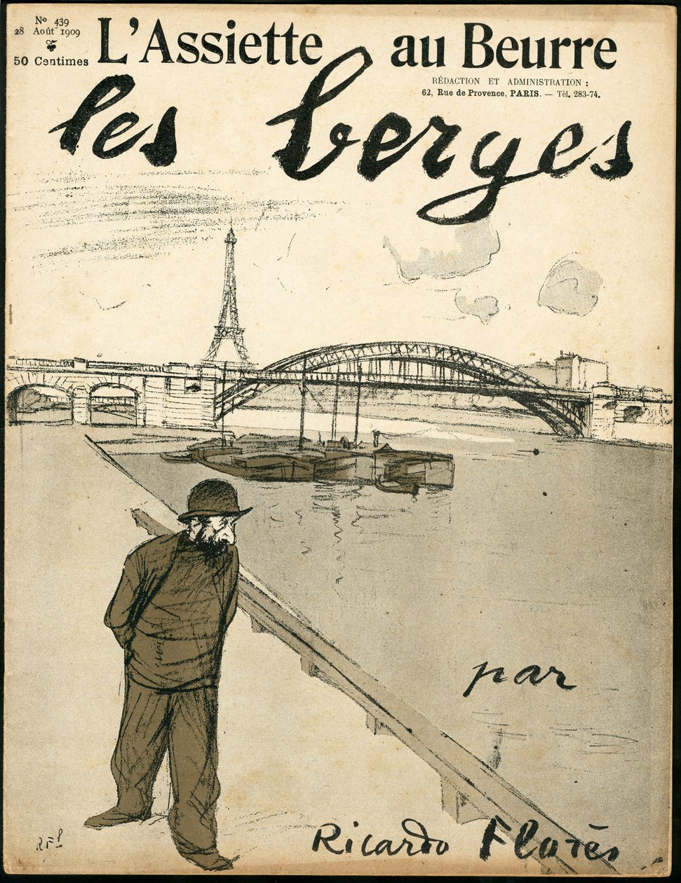 Cover of The Plate of Butter, number 439, Satirical in Colors by Ricardo Flores