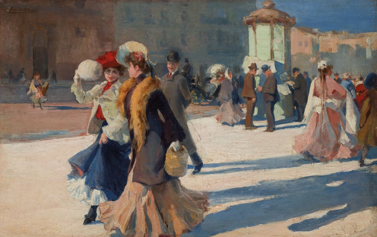 Walking through the streets of Paris by Ricardo Villodas y de la Torre