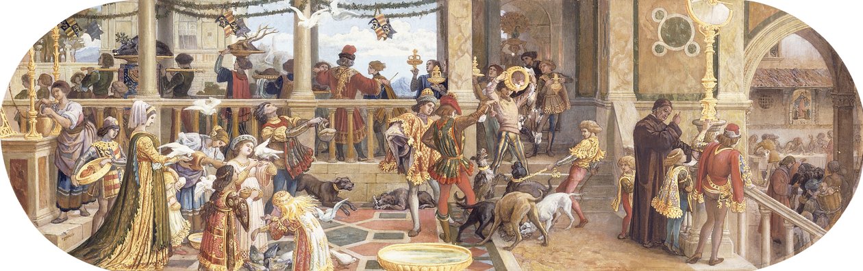 A Florentine Festival: Bringing the Left-overs to the Animals and Table of the Poor by Ricciardo Meacci