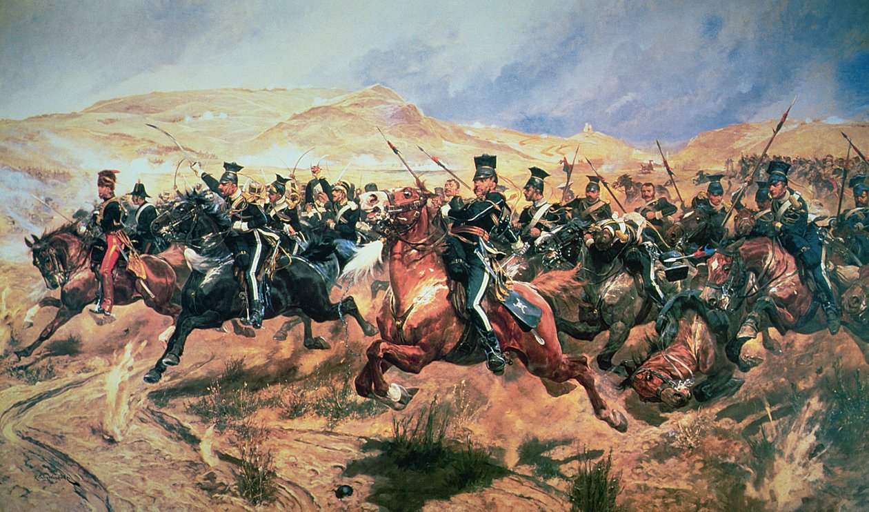 Charge of the Light Brigade, Balaclava, 25 October 1854 by Richard Caton Woodville junior