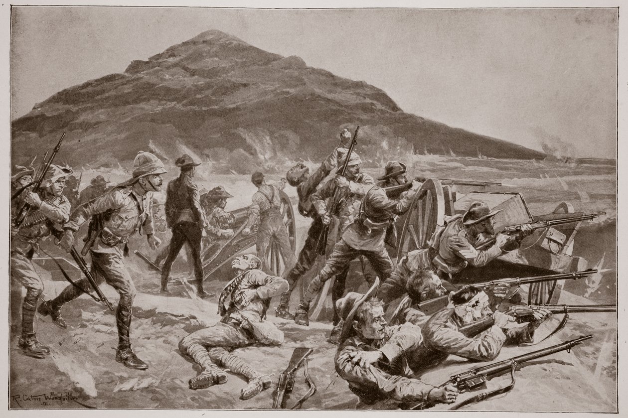 No Surrender! The Defence of Fort Itala on September 26, 1901 by Richard Caton Woodville junior
