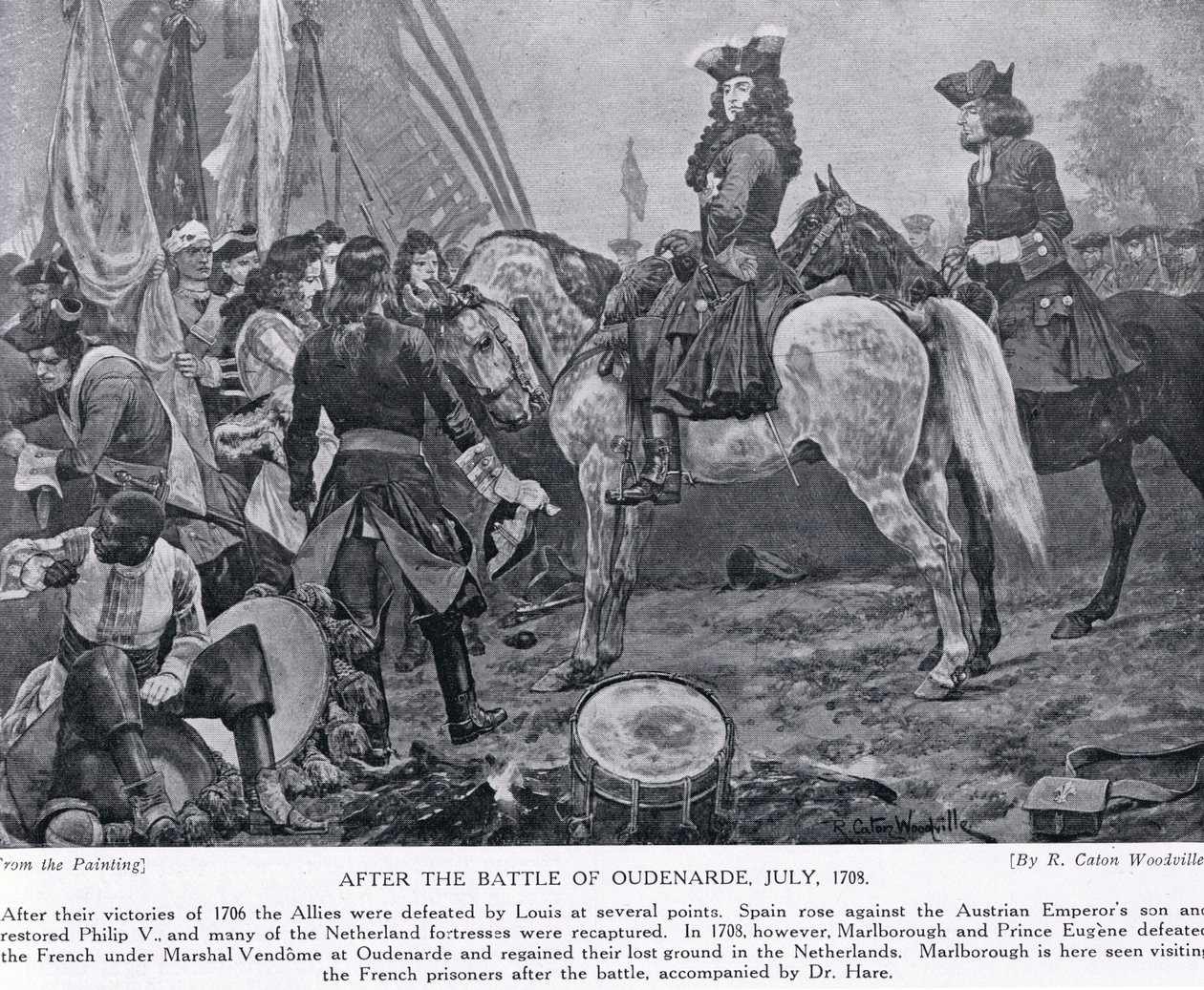 After the Battle of Oudenarde by Richard Caton Woodville