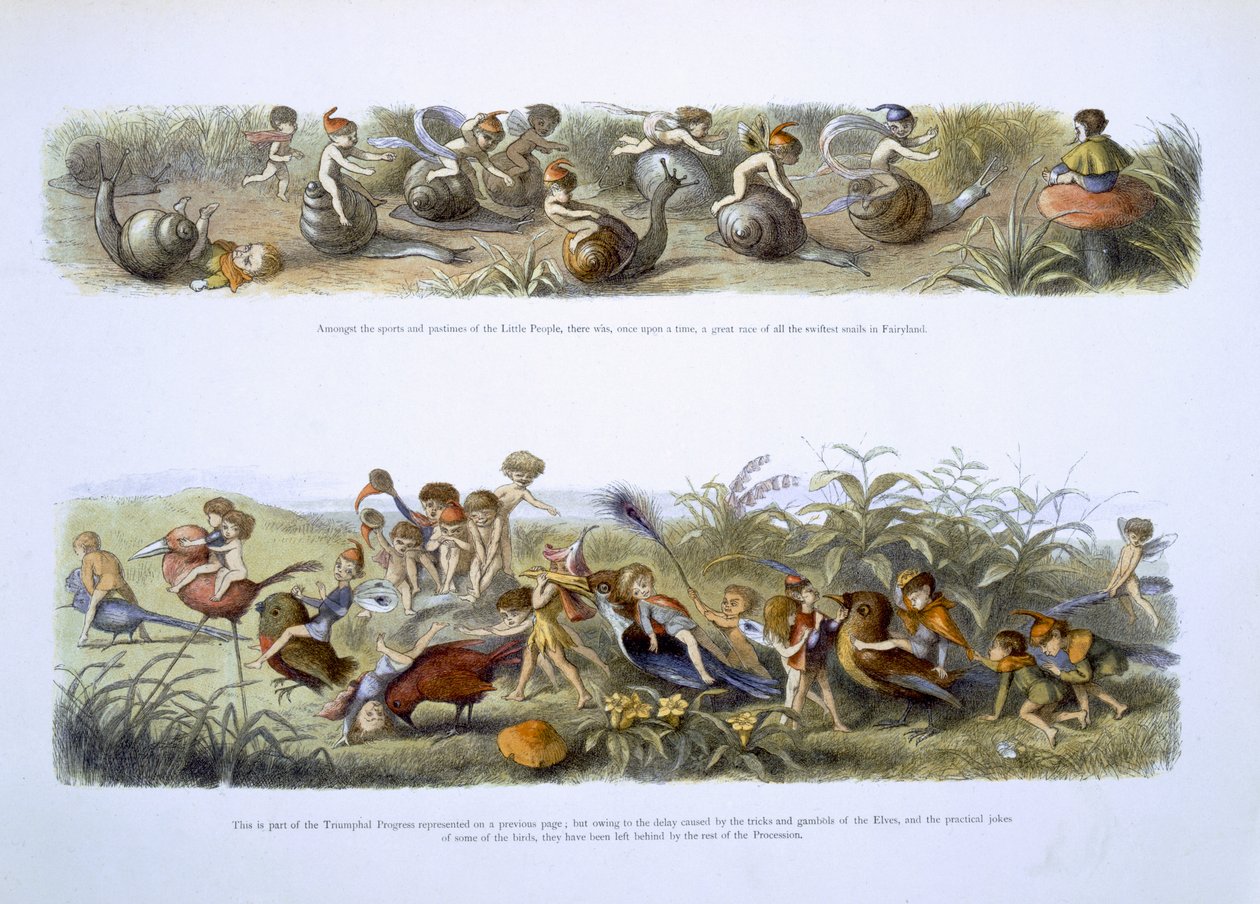 Illustration for 'In Fairyland: A Series of Pictures from the Elf-World ...