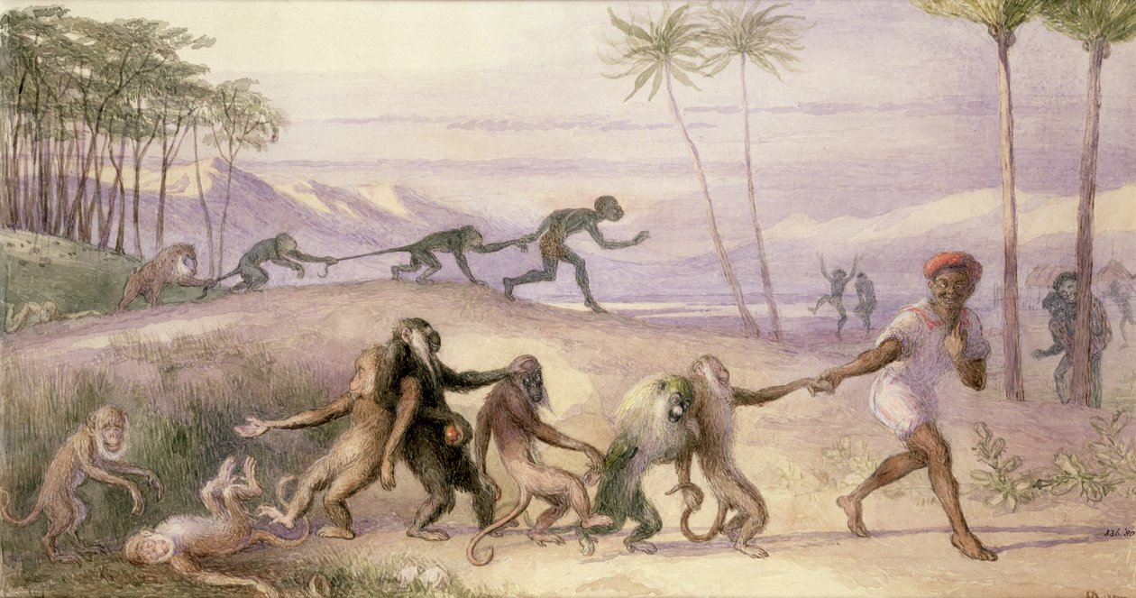 The Manners and Customs of Monkeys by Richard Doyle